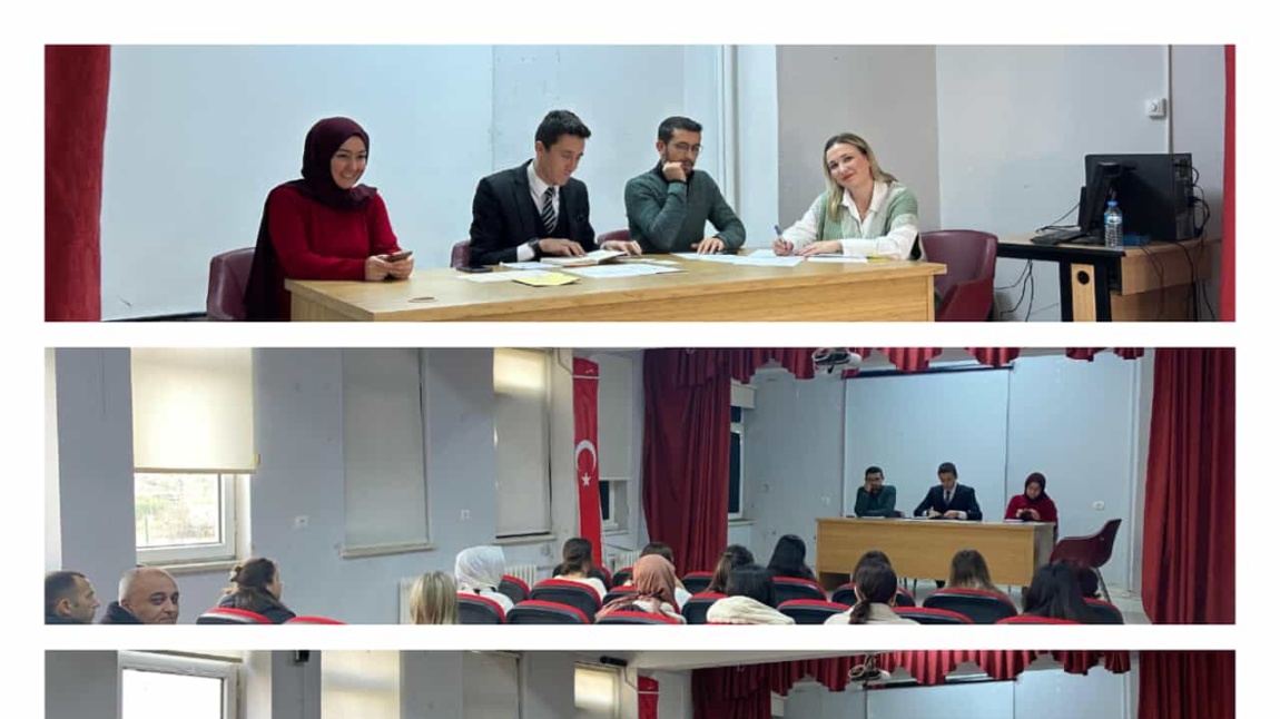 Okul Müdürümüz Ahmet Mert Sarı başkanlığında Kasım Ayı Değerlendirme Aralık Ayı Planalma Öğretmenler Kurulu Toplantısı yapıldı.